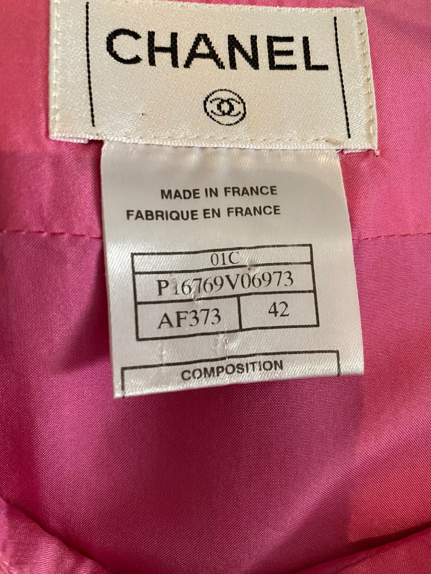 Vintage Chanel silk skirt from the 2001 Cruise Collection